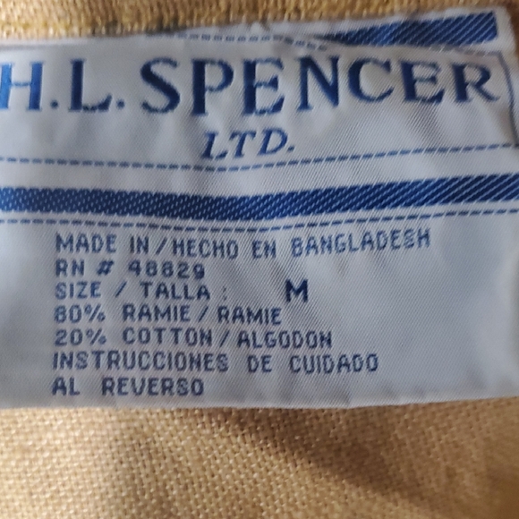 Vtg H.L. Spencer Tan Maxi Dress - Picture 12 of 17